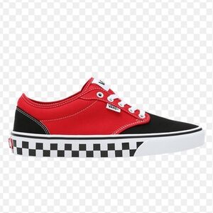 Mens Vans Atwood "Primary Check" Red